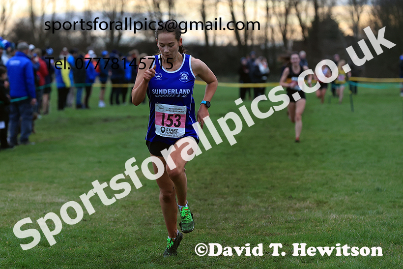 Senior womens 2024 NECAA Cross Country Champs., Temple Park, South Shields. Photo: David T. Hewitson/Sports for All Pics